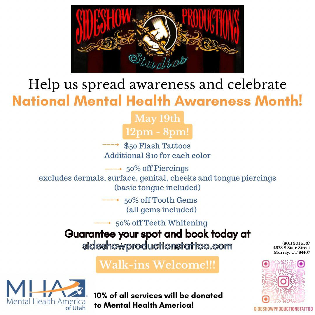 National Mental Health Awareness Month (Tattoo) *promotions*
